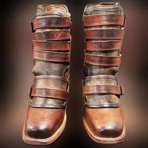 Size 6 Women's New in box Freebird Darlin Cognac Boots